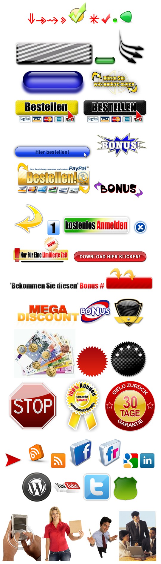Internet Marketing Mega Grafikpaket Grafiken