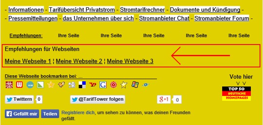 günstige Textlink Werbung kaufen