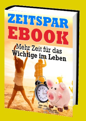 Cover Zeitspar-eBook - Mehr Zeit für das Wichtige im Leben